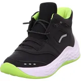 superfit - Schnür-Halbschuhe BOUNCE in schwarz/gelb, Gr.30