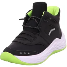 superfit - Schnür-Halbschuhe BOUNCE in schwarz/gelb, Gr.30