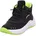Schnür-Halbschuhe in schwarz/gelb Gr 30
