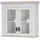 Home Affaire Hängeschrank HOME AFFAIRE "Florenz, Glashängeschrank in Pinie Weiß, Wandschrank", weiß (pinie weiß), B:92cm H:85cm T:34cm, Schränke, Hängeschrank, mit verschnörkeltem Metallgriff, im Landhausstil