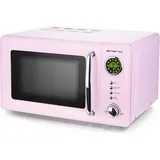 EMERIO MW-112141.1 Retro Design Mikrowelle 20 Liter Garraum, 700 Watt, rosa