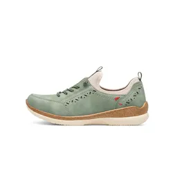 Slipper JANA, Damen, Gr. 37, grün (eucalyptus), Textil, Textil, sportlich, Schuhe