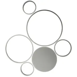 Pois-Silber LED-Deckenleuchte