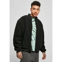 URBAN CLASSICS Boxy Sherpa Jacket in schwarz XL