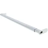 ToniTec Teleskopschrankrohr Ordnungssystem 40-60 cm Aufhängen Teleskop Schrankstange Kleiderstange für Schrank ausziehbar verstellbar Oval