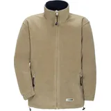 Planam Stream Fleecejacke camel/marine XXL