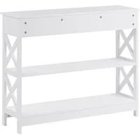 Beliani MONTGOMERY Konsolentisch 100 x 40 x 75 weiß
