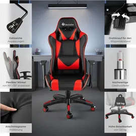 Tectake Twink schwarz/rot