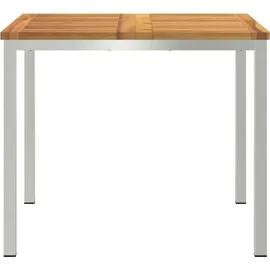 vidaXL Gartentisch 90 x 90 x 74,5 cm Braun