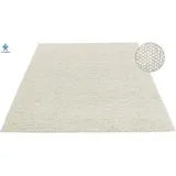 LeGer Home by Lena Gercke Wollteppich Ainhoa, handgewebt, Wolle, rechteckig, Höhe: 12 mm, einfarbig, Wolle, Teppich, Wohnzimmer, Schlafzimmer, Esszimmer beige 300 cm x 400 cm x 12 mm