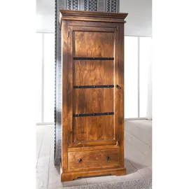 Massivmoebel24 Schrank Akazie 80x40x193 honig lackiert Oxford 0900