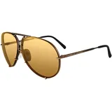 Porsche Design P8478 Polarisierte Sonnenbrille - Copper / E63 - Brown/Mirror Gold / CAT3