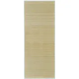 vidaXL Teppich Bambus Natur Rechteckig 150x200 cm