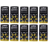 Hörgerätebatterie Größe 10 (PR70) (10 Packungen = 60 Batterien)