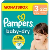 Pampers Baby-Dry 6 - 10 kg 222 St.