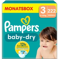 Pampers Baby-Dry 6 - 10 kg 222 St.