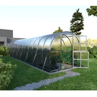 klasika greenhouses Arch*KLASIKA Gewächshaus 30m2, 3m x 10m mit 4 mm Polycarbonatabdeckung