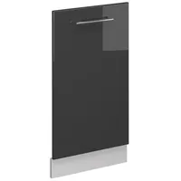 Vicco Geschirrspülblende Fame-Line, Anthrazit Hochglanz, 45 cm ohne Arbeitsplatte