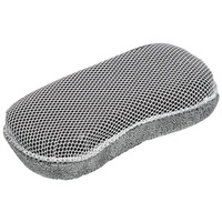 Bradas Microfaser Schwamm mit Mesh grau