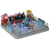 Lemax Outdoor Skating Rink Schlittschuh Weihnachtsdorf Animation