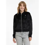 Ragwear Doron Velvet Sweatjacke Schwarz XXL