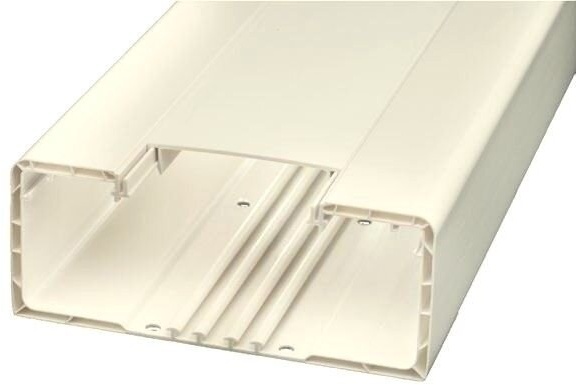 Licatec PVC-Brüstungskanal BR 170x70 PVC cremeweiß (RAL 9001) - 12...