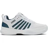 K-Swiss Court Express 2 Carpet Herren Weiß/Petrol 41,5
