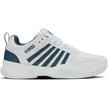 K-Swiss Court Express 2 Carpet Herren Weiß/Petrol 41,5