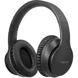 LogiLink Bluetooth Active-Noise-Cancelling-Headset, Schwarz