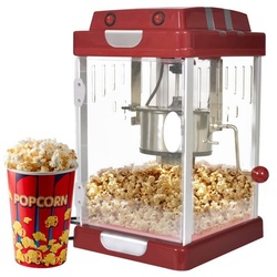 vidaXL Popcornmaschine Popcornmaschine Kino-Style 2,5 OZ rot