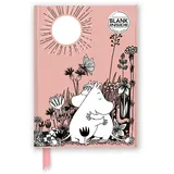 Flame Tree Gift Premium Notizbuch Blank DIN A5: Tove Jansson, Mumin Liebe: Unser hochwertiges Blankbook mit festem, künstlerisch geprägtem Einband (Premium Notizbuch DIN A 5 mit Magnetverschluss)