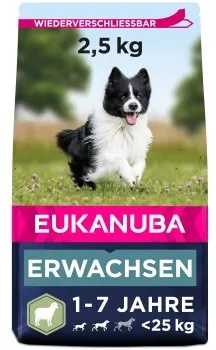 eukanuba adult small medium breed lamm reis