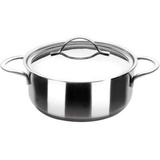 Ibili Inox Noah 26 cm, Schmortopf - Black - One Size