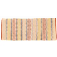 Jute & Co. Teppiche Sorrento Teppich, Dim. 55 x 140 cm, Farbe, 100% Baumwolle, Mehrfarbig, one Size