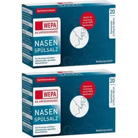 Wepa Nasenspülsalz 2x 2x60x2,95 g Salz