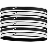 Nike Unisex – Erwachsene Swoosh Stirnband, Schwarz/Weiß, One Size