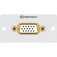 Kindermann VGA (HD15) männlich/weiblich Anschluss Kabel 1 m Länge Hälfte der Öffnung von 50 x 50 m (1 m, VGA), Video Kabel