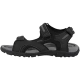 GEOX Uomo Strada Sandalen Black / Stone 42