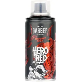 barber marmara Color Haarspray Hero Red - 150ml - Haar Farb-spray zum Verkleiden & Schminken für Karneval, Fasching, Halloween & Motto-Party - Haarfarbe Auswaschbar - Color Hair Spray