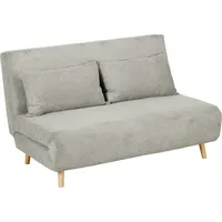 Homcom Schlafsofa, Klappbett mit Bettfunktion, Rückenkissen, Polstersofa mit Verstellbarer