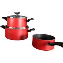 Fagor Maxima Stieltopf 16 cm, - Red / Black - One Size