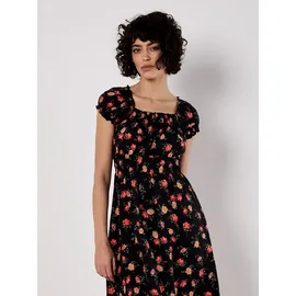Apricot Midikleid Schwarz 36
