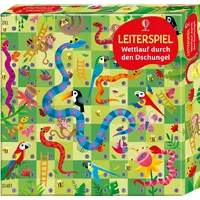 Usborne Verlag Leiterspiel: Wettlauf durch den Dschungel