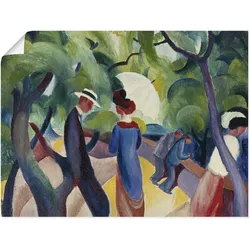 Artland Wandbild »Promenade. 1913«, Gruppen & Familien, (1 St.), als Leinwandbild, Poster in verschied. Größen Artland Farbe Bild(er): bunt
