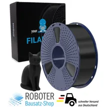 Your Droid yourDroid PLA+ Filament Schwarz 1.75mm 1kg 3D-Drucker Alternative zu ABS