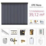 Solarbayer Komplettsolarpaket CPC NERO12B Bruttogesamtfläche 39,12m2 Vakuumröhre