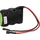 Akkuman Notleuchtenakku NiMH 3,6V 4000mAh F1x3 Baby C mit Kabel und Faston-Buchsen -4,8mm / +6,3mm