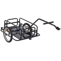 Homcom Transportanhänger schwarz