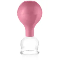 pulox Schröpfglas aus Echtglas pink 1 St