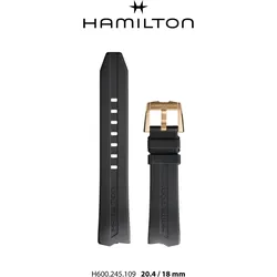 Hamilton - Ventura Band-set Kautschuk-schwarz H690.245.109 - schwarz